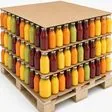 Kraft tier sheets between product layers on a pallet
